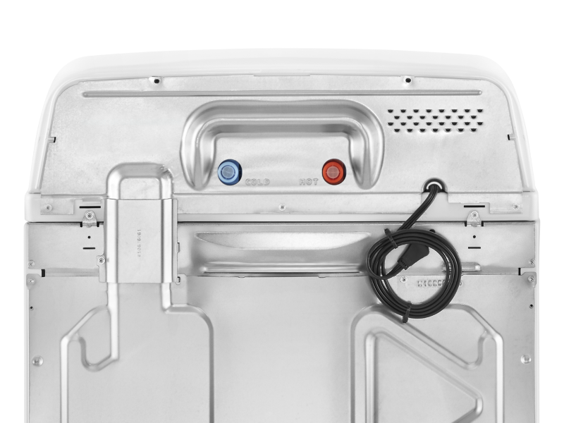 Back of a washing machine