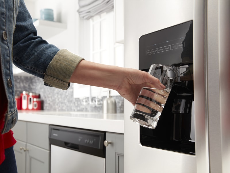 Refrigerator water dispenser