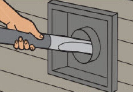 Dryer vent illustration