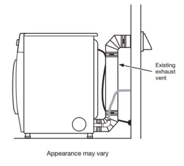 Dryer vent illustration