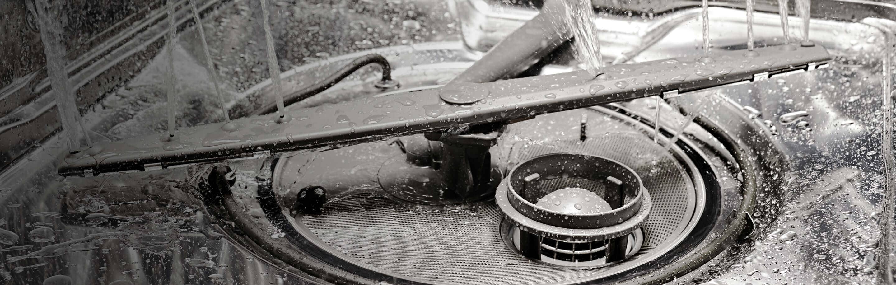 Bottom interior of Amana® dishwasher