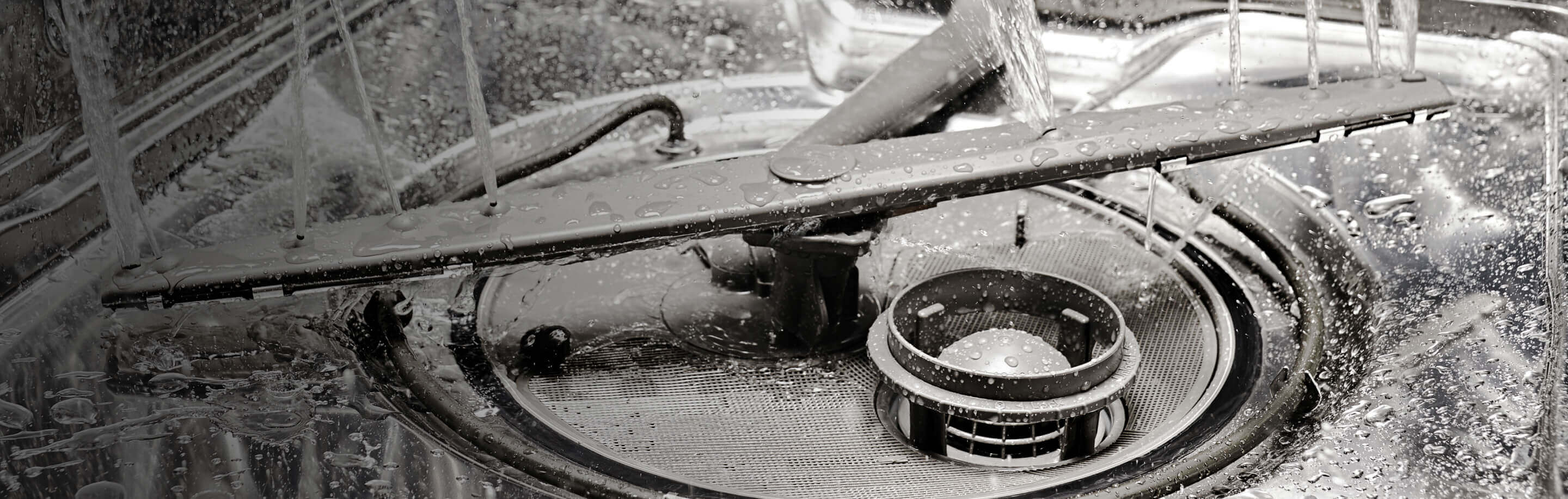 Bottom interior of Amana® dishwasher