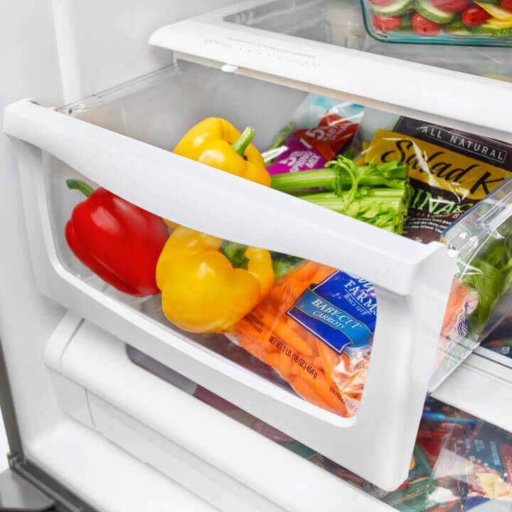 Refrigerator storage drawers