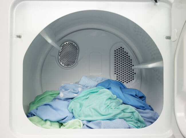 Clothes in dryer