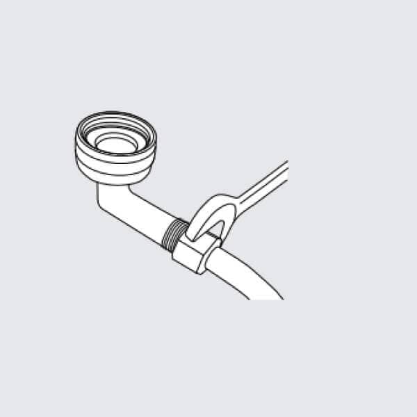 Water valve tightening illustration, part 3
