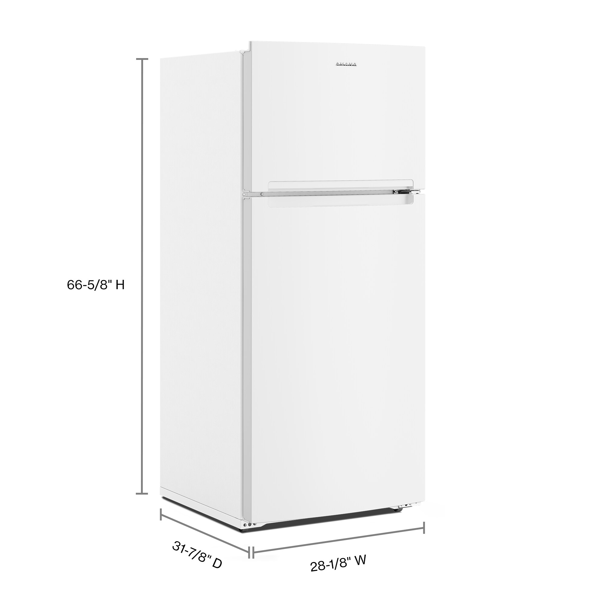 Top Freezer Refrigerator - 16.3 cu. ft. White ARTX3028PW | Amana