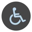 Person using a wheelchair