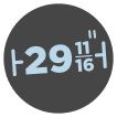 29-11/16"