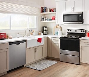 A shot of appliances in a kitchen