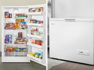 Appliances online store freezers upright