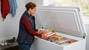 Reach in freezer chest best sale