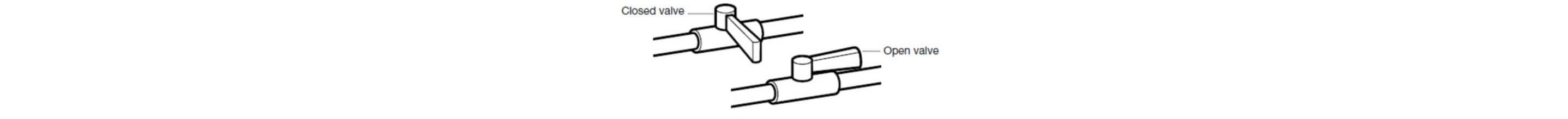 Gas supply valve illustration