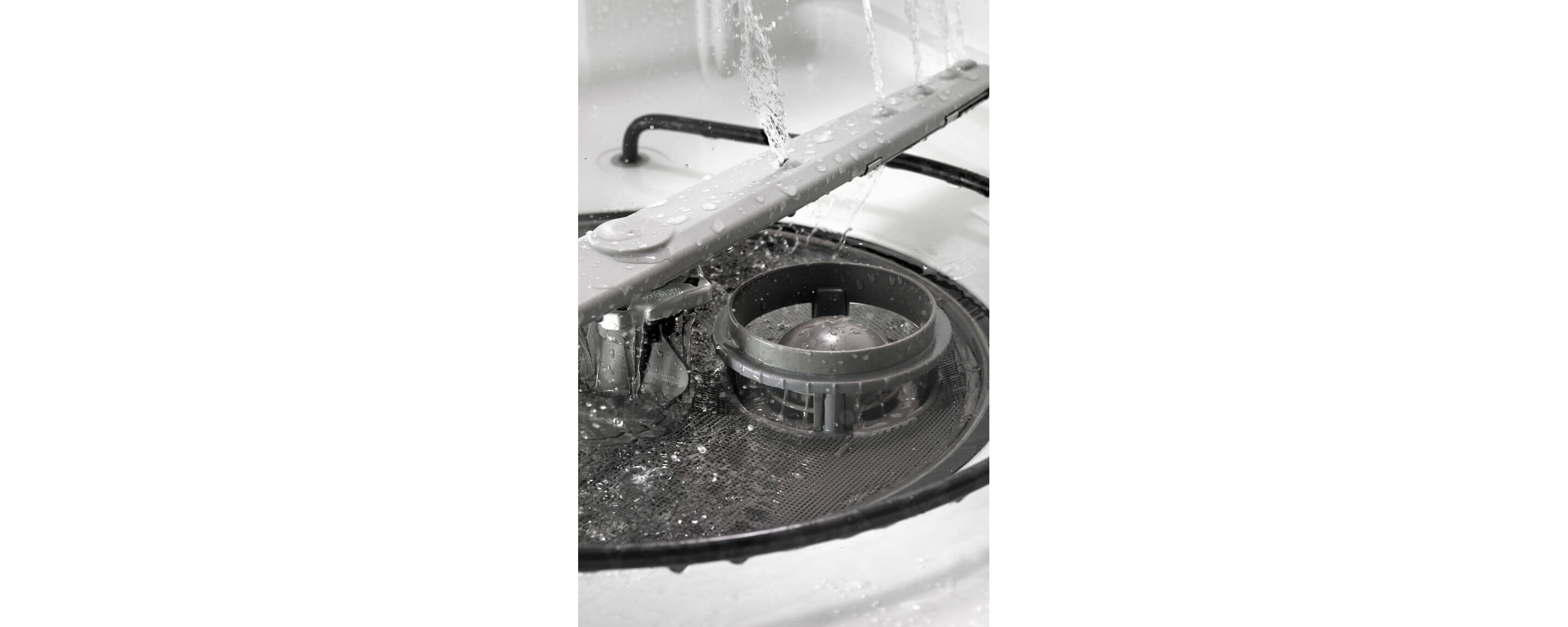 Bottom interior of Amana® dishwasher