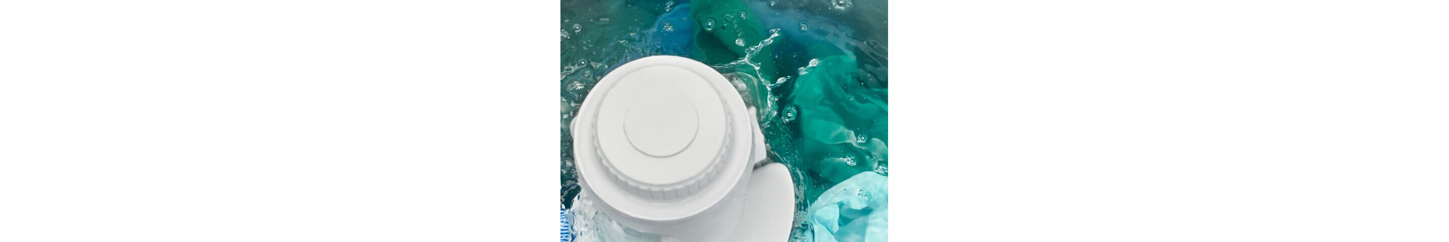 Amana® washer with clothes spinning