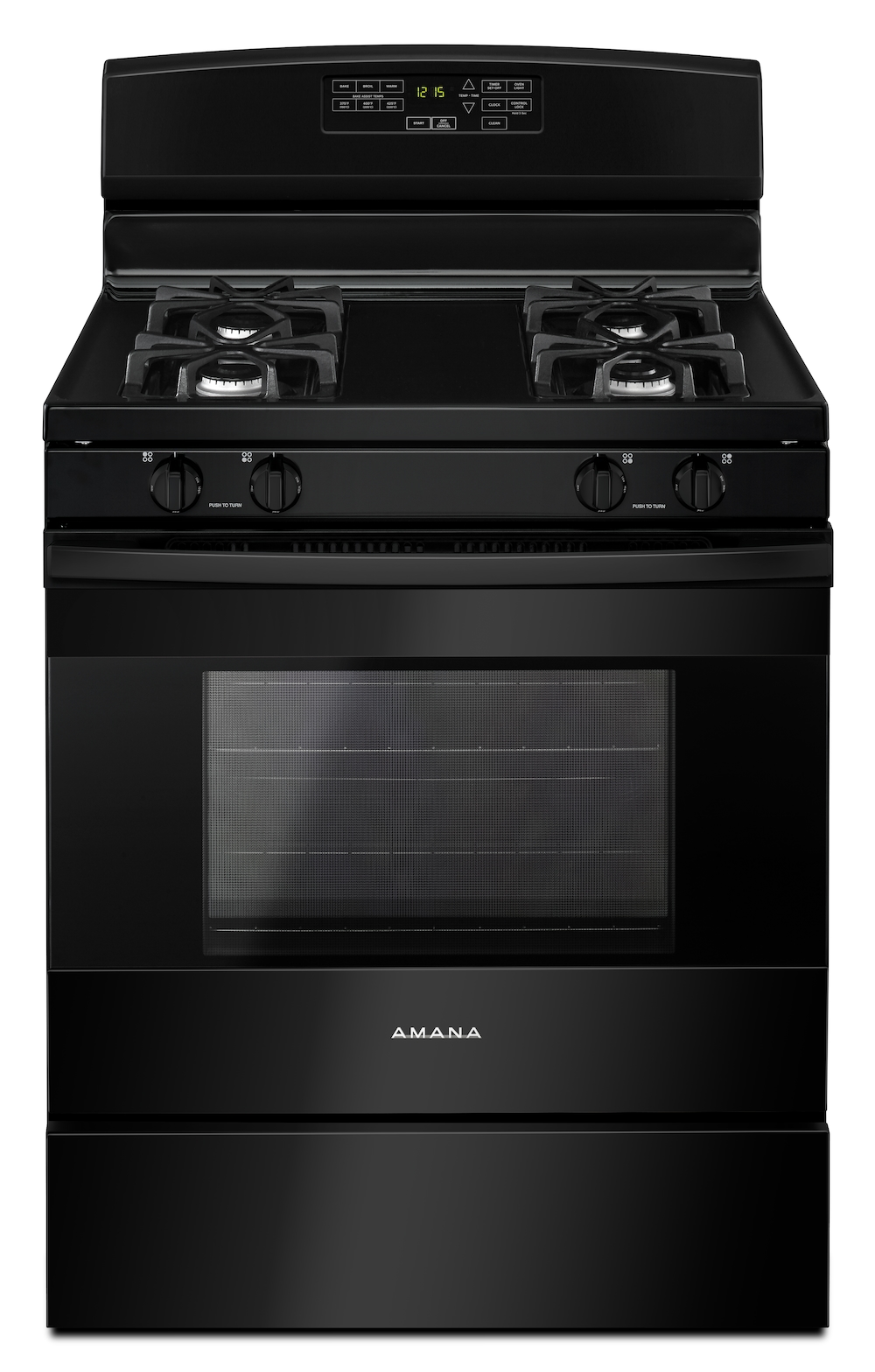 30-inch Gas Range with Self-Clean Option Black AGR6603SFB | Amana