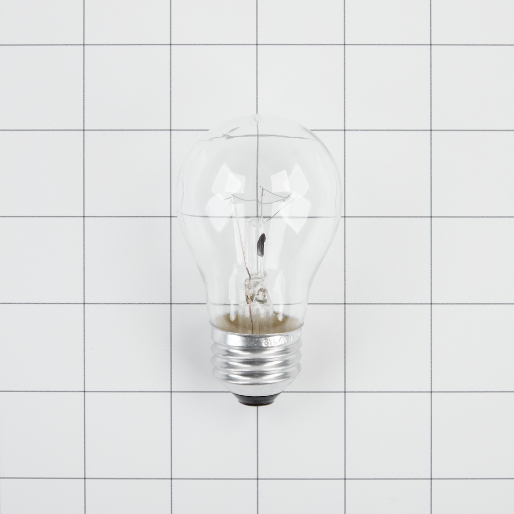 Incandescent Appliance Light Bulb (130V, 40W) - White, image size:1000x1000